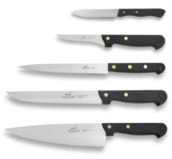 SABATIER 5-piece Kitchen Knife Bag - Stainless Steel Blades And POM Handles 11 SABATIER 5-piece Kitchen Knife Bag - Stainless Steel Blades And POM Handles -CHEF KNIVES Store sabatier 5 piece kitchen knife bag stainless steel blades pom handles 2