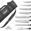 Sabatier Chef 6-piece Knife Set + 1 Carving Fork + 1 Sharpening Steel + 1 Roll Bag 2 Sabatier Chef 6-piece Knife Set + 1 Carving Fork + 1 Sharpening Steel + 1 Roll Bag -CHEF KNIVES Store sabatier chef 6 piece knife set 1 carving fork 1 sharpening steel 1 roll bag
