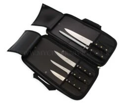 Sabatier Chef Knife Bag With 4 Knives And 1 Honing Steel - Stainless Steel Blades, POM Handles 14 Sabatier Chef Knife Bag With 4 Knives And 1 Honing Steel - Stainless Steel Blades, POM Handles -CHEF KNIVES Store sabatier chef knife bag 4 knives 1 honing steel stainless steel pom handles 3