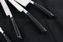 Sabatier Edonist 5 Piece Knife Set + Roll Bag - 100% Forged Blades -CHEF KNIVES Store sabatier edonist 5 piece knife set roll bag forged blades 3