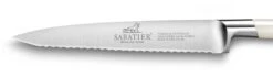 Sabatier Edonist Perle Utility Knife Serrated Blade 13cm - Fully Forged -CHEF KNIVES Store sabatier edonist perle utility knife serrated blade 13cm fully forged 1