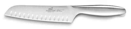 Sabatier Fuso Nitro+ Santoku Knife Fluted Blade 18cm Sandvik Stainless Steel 1 Sabatier Fuso Nitro+ Santoku Knife Fluted Blade 18cm Sandvik Stainless Steel -CHEF KNIVES Store sabatier fuso nitro santoku knife fluted blade 18cm sandvik stainless steel