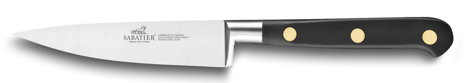 Sabatier Ideal 100% Forged Paring Knife 10cm With Brass Rivets 3 Sabatier Ideal 100% Forged Paring Knife 10cm With Brass Rivets