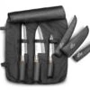 Sabatier International Knife Bag With 3 Japanese-style Knives - Wooden Handles -CHEF KNIVES Store sabatier international knife bag 3 japanese style knives