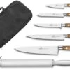 Sabatier Perigord Knife Bag With 5-piece Knife Set + 1 Sharpening Steel 2 Sabatier Perigord Knife Bag With 5-piece Knife Set + 1 Sharpening Steel -CHEF KNIVES Store sabatier perigord knife bag 5 piece knife set 1 sharpening steel