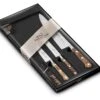 Sabatier Provençao 3-piece Knife Set 100% Forged Blades, Olive Wood Handles -CHEF KNIVES Store sabatier provencao 3 piece knife set forged olive wood handles