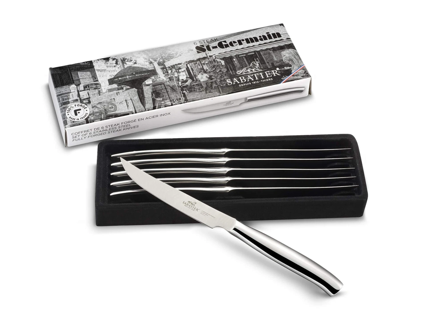 Sabatier Saint-Germain 6-piece Steak Knife Set 3 Sabatier Saint-Germain 6-piece Steak Knife Set