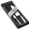 Sabatier Toque Blanche 2-piece Knife Set: Paring Knife + Santoku Knife