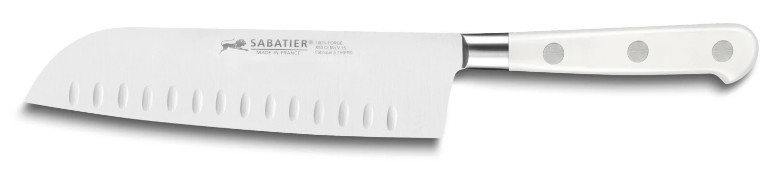 Sabatier Toque Blanche 2-piece Knife Set: Paring Knife + Santoku Knife 6 Sabatier Toque Blanche 2-piece Knife Set: Paring Knife + Santoku Knife - Image 4