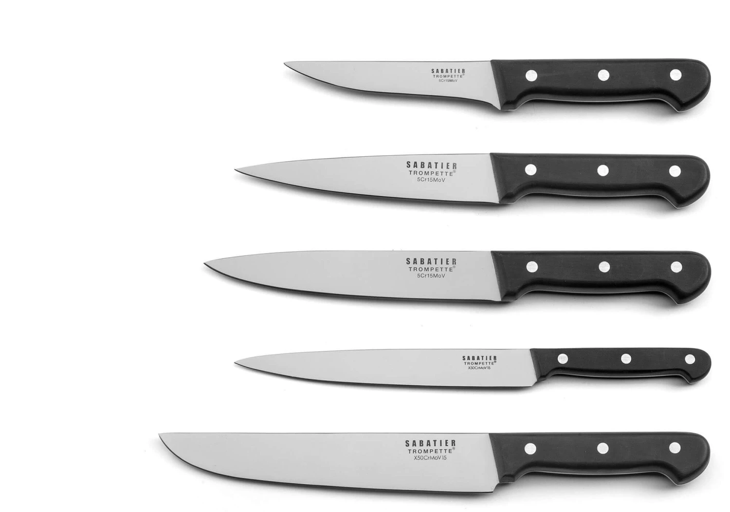 Sabatier Trompette Universal 5-piece Butcher Knife Bag Set 4 Sabatier Trompette Universal 5-piece Butcher Knife Bag Set - Image 2