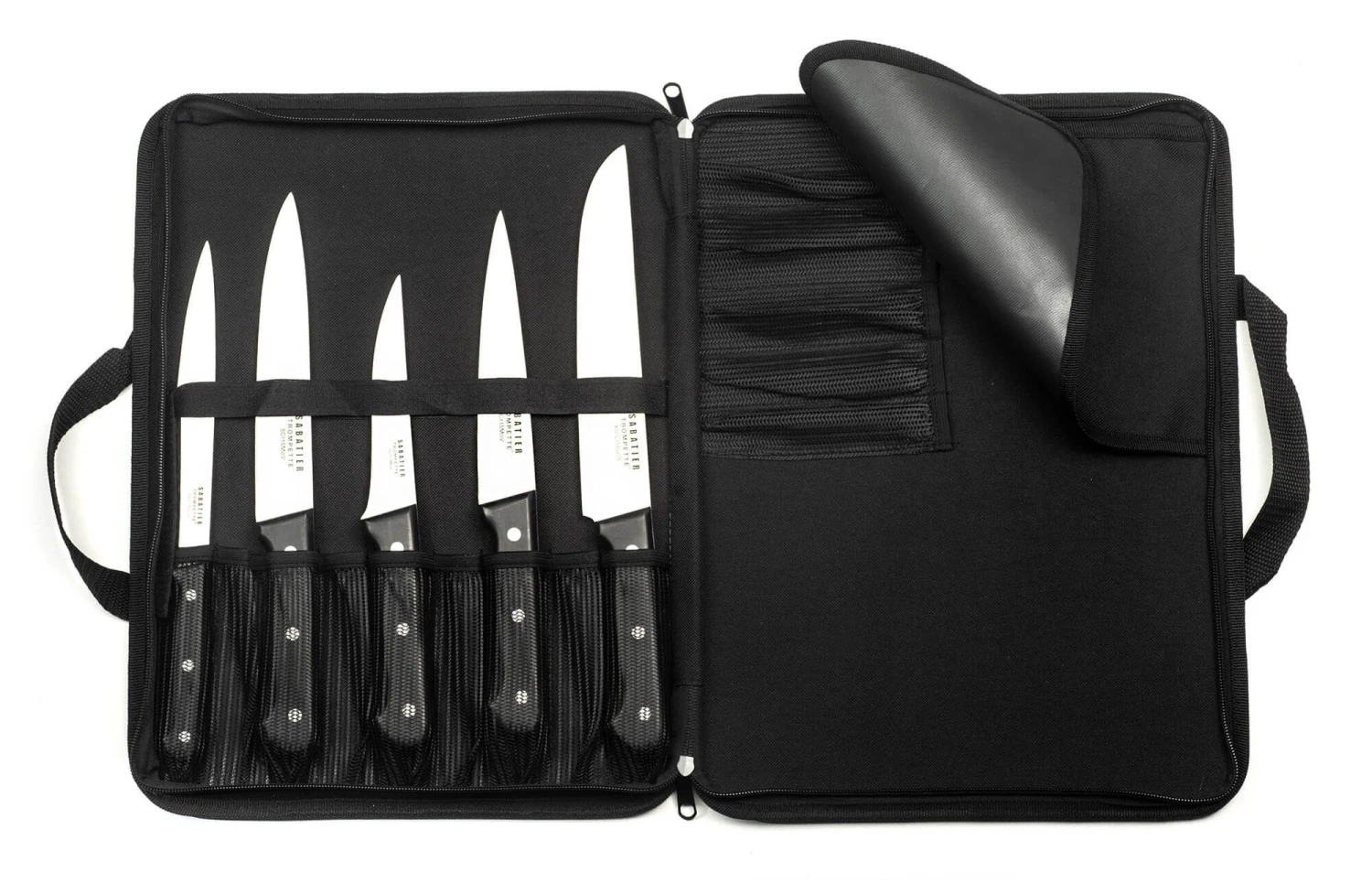 Sabatier Trompette Universal 5-piece Butcher Knife Bag Set 3 Sabatier Trompette Universal 5-piece Butcher Knife Bag Set