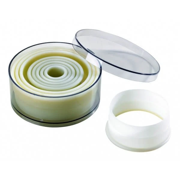 Set Of 9 Professional Plain Round Cookie Cutters 3 Set Of 9 Professional Plain Round Cookie Cutters