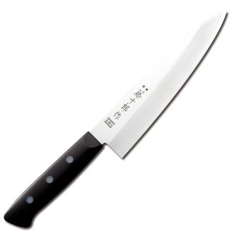 Tojiro DP Eco Japanese Chef Knife 18cm - Black, Riveted Handle 3 Tojiro DP Eco Japanese Chef Knife 18cm - Black, Riveted Handle