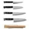 Tojiro DP Eco Set Of 4 Japanese Kitchen Knives + Roll Bag -CHEF KNIVES Store tojiro dp eco set 4 japanese knives roll bag