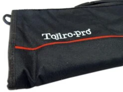 Tojiro Empty Roll Bag For 8 Kitchen Knives - Black Nylon -CHEF KNIVES Store tojiro empty roll bag 8 kitchen knives black nylon 3