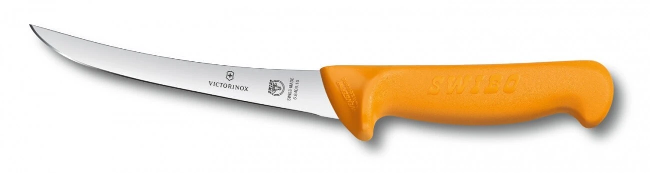 Victorinox Swibo Curved Boning Knife Flexible Blade 16cm - Yellow Handle 3 Victorinox Swibo Curved Boning Knife Flexible Blade 16cm - Yellow Handle