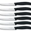 Victorinox SwissClassic 6-piece Steak Knife Set - Black Handles -CHEF KNIVES Store victorinox swissclassic 6 piece table knife set black handles