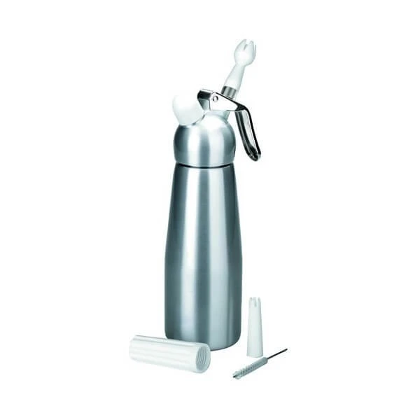 Whipped Cream Dispenser For Cold Preparations 1L - Aluminium 3 Whipped Cream Dispenser For Cold Preparations 1L - Aluminium