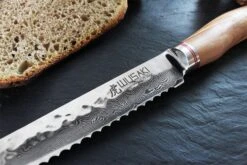 Wusaki Damas VG10 Bread Knife 20cm Olive Wood Handle 12 Wusaki Damas VG10 Bread Knife 20cm Olive Wood Handle -CHEF KNIVES Store wusaki damas vg10 bread knife 20cm olive wood handle 3