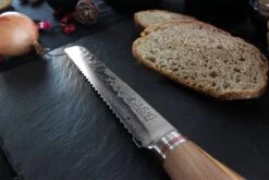 Wusaki Damas VG10 Bread Knife 20cm Olive Wood Handle 14 Wusaki Damas VG10 Bread Knife 20cm Olive Wood Handle -CHEF KNIVES Store wusaki damas vg10 bread knife 20cm olive wood handle 5