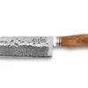 Wusaki Damas VG10 Nakiri Knife 17cm Olive Wood Handle -CHEF KNIVES Store wusaki damas vg10 nakiri knife 17cm olive wood handle