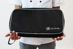 Wusaki Empty Bag For 21 Kitchen Knives And Utensils + 1 Large Storage Pocket -CHEF KNIVES Store wusaki empty bag 21 kitchen knives utensils 1 storage pocket 2