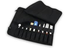 Wusaki Empty Roll Bag For 9 Kitchen Knives And Utensils + 2 Storage Pockets -CHEF KNIVES Store wusaki empty roll bag 9 kitchen knives utensils 2 storage pockets 7