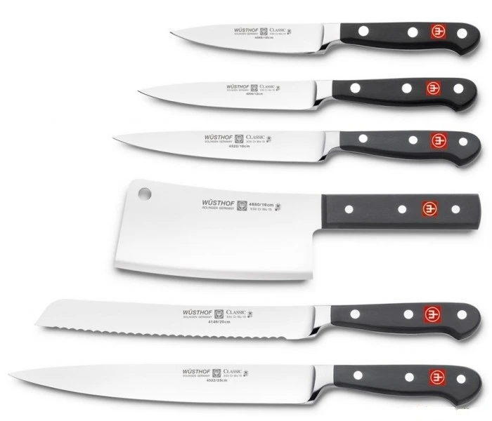 WUSTHOF Classic 12-piece Knife Block Set - Black Anthracite Block 5 WUSTHOF Classic 12-piece Knife Block Set - Black Anthracite Block - Image 3