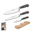 Wusthof Classic 3-piece Knife Set With An In-drawer Knife Storage Tray -CHEF KNIVES Store wusthof classic 3 piece knife set with in drawer knife storage tray