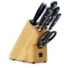 Wusthof Classic 7-piece Knife Block Natural Coloured Beech Wood -CHEF KNIVES Store wusthof classic 7 piece knife block beech wood