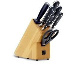Wusthof Classic 7-piece Knife Block Natural Coloured Beech Wood