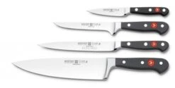 Wusthof Classic Knife Bag With 4 Kitchen Knives -CHEF KNIVES Store wusthof classic knife bag with 4 kitchen knives 2