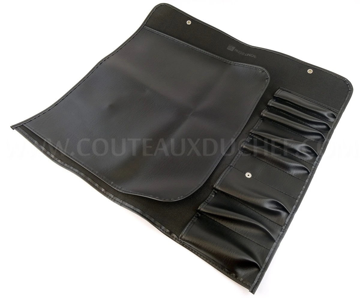 Wusthof Empty Roll Bag With Space For 9 Kitchen Knives - Synthetic Leather 4 Wusthof Empty Roll Bag With Space For 9 Kitchen Knives - Synthetic Leather - Image 2