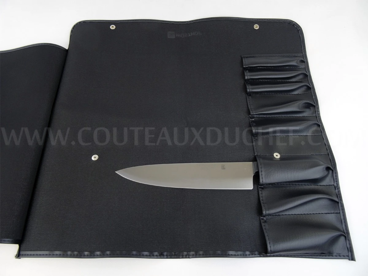 Wusthof Empty Roll Bag With Space For 9 Kitchen Knives - Synthetic Leather 6 Wusthof Empty Roll Bag With Space For 9 Kitchen Knives - Synthetic Leather - Image 4