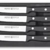 Wusthof Gourmet 4-piece Steak Knife Set, 12cm -CHEF KNIVES Store wusthof gourmet 4 piece steak knife set 12cm