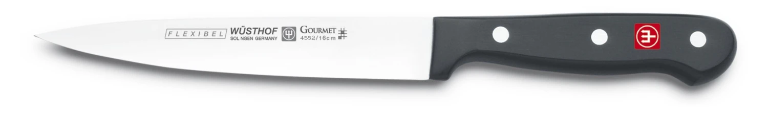 Wusthof Gourmet Filleting Knife Flexible Blade 16cm 3 Wusthof Gourmet Filleting Knife Flexible Blade 16cm